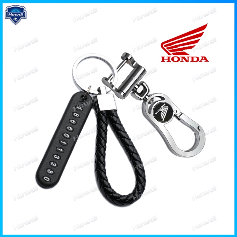 Móc Khóa Bằng Thép Không Gỉ Cao Cấp Có logo Cho Động Cơ Honda