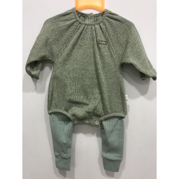 COOKIE -Bodysuit dài tay chất len xốp cho bé từ 0m đến 12M