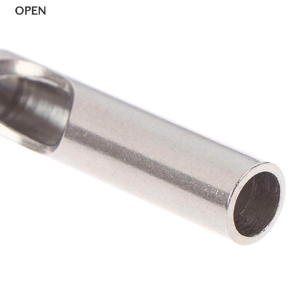 Op 1X Đầu Ống Phun Xăm Thép Không Gỉ Phụ Kiện Máy Xăm my