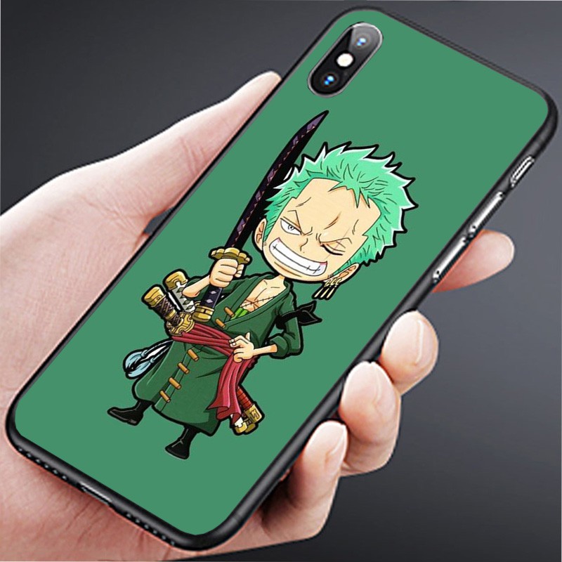 Ốp Điện Thoại Mềm Hình Roronoa Zoro One Piece Cho Asus Zenfone 3 4 Max Plus 5q 5 Lite 6 Rog 2 Ze520Kl Zb570Tl Zc554Kl Ze554Kl