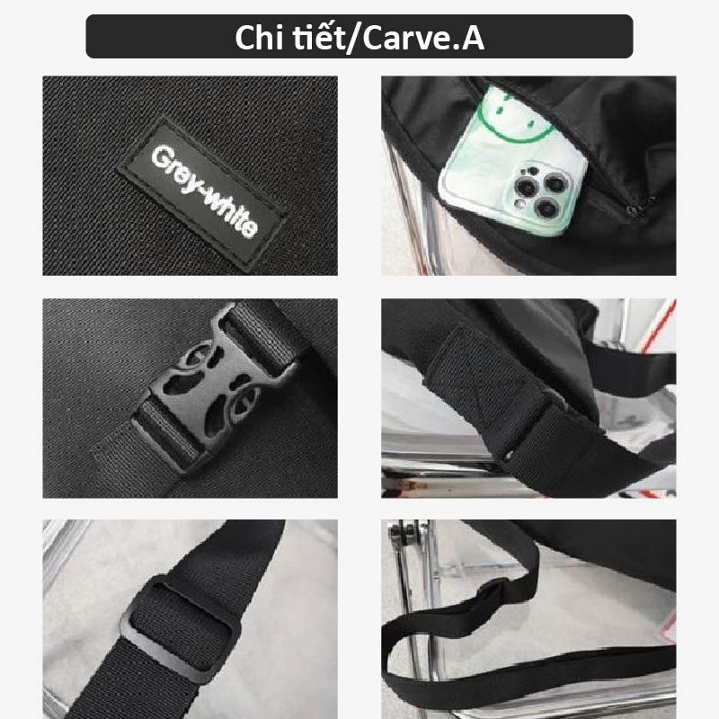 Carve.A Store túi đeo ngực túi đựng iPad nhanh chống nước và chống trộm bên hông ba lô túi đeo chéo bên túi bên ba lô túi đeo vai đơn túi đeo vai nam ba lô bên ba lô