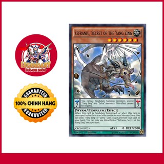 [EN-JP][Thẻ Bài Yugioh Chính Hãng] Zefraniu, Secret of the Yang Zing