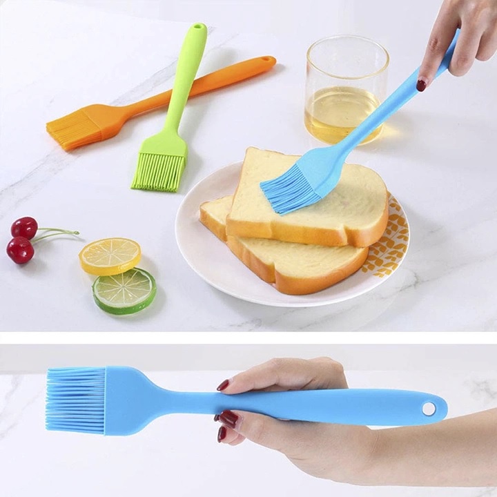 Dụng cụ làm bánh: chổi quét dầu mỡ, nước sốt chất liệu silicon siêu mềm