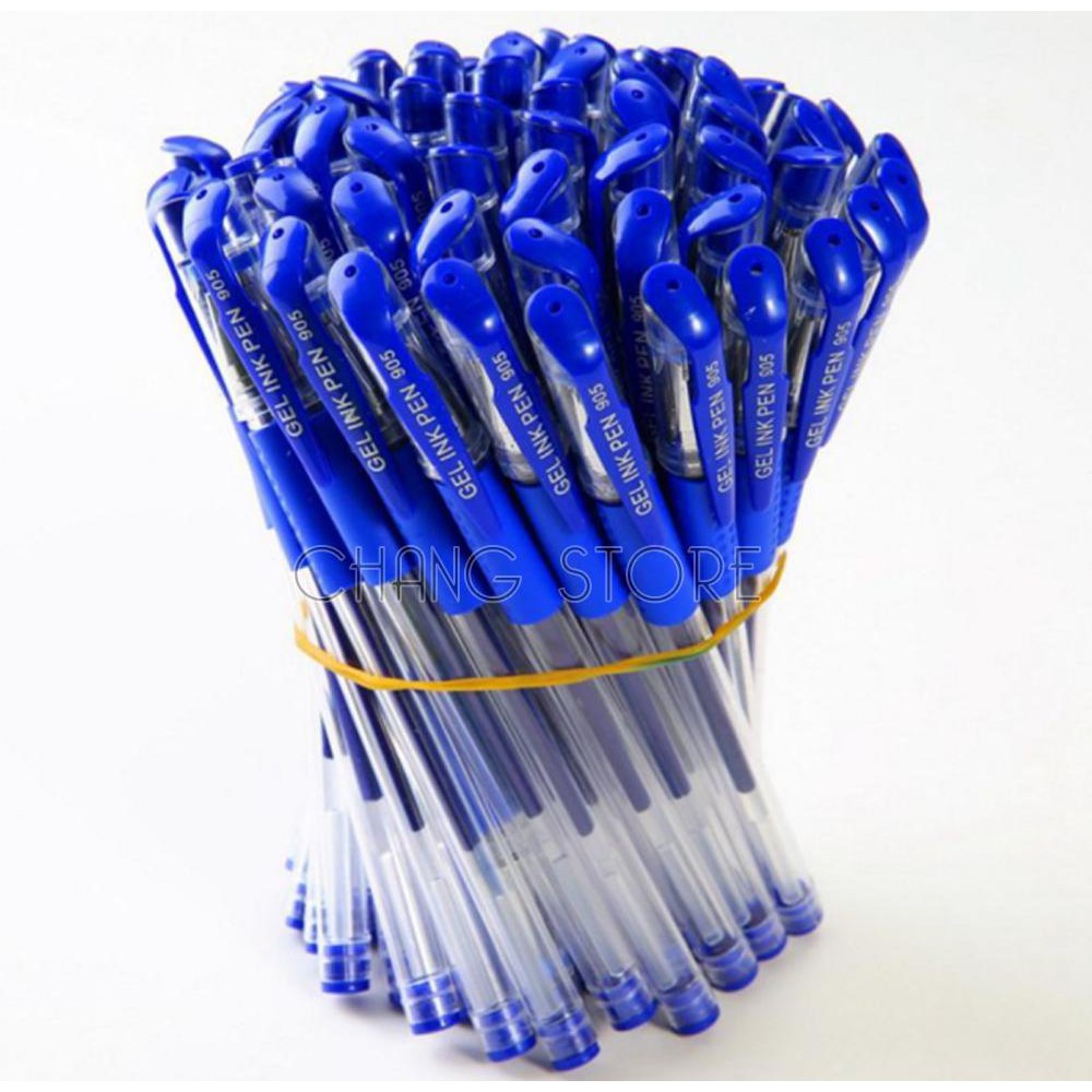 combo 100 Bút bi nước xanh nhiều màu cho văn phòng Mực đều - Nét chữ đẹp