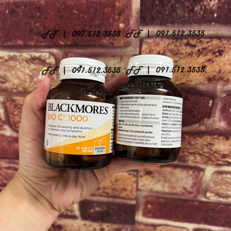 Viên uống vitamin C Blackmores- Bổ sung vitamin C 1000mg, tăng đề kháng, chống lão hoá, đẹp da