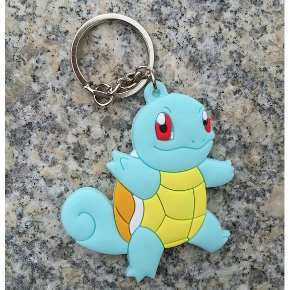 Móc khóa hình thù Pokemon Pikachu bằng nhựa PVC