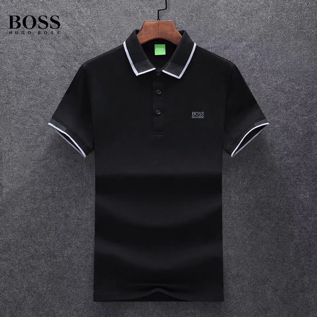 Hugo Boss Áo Thun Polo Tay Ngắn Chất Lượng Cao Thời Trang Mùa Hè Cho Nam