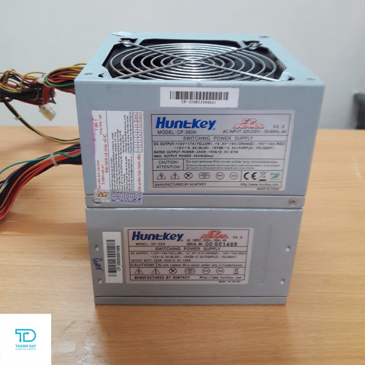 Nguồn hunkey 350w công suất thực - PSU Huntkey 350w cũ chính hãng