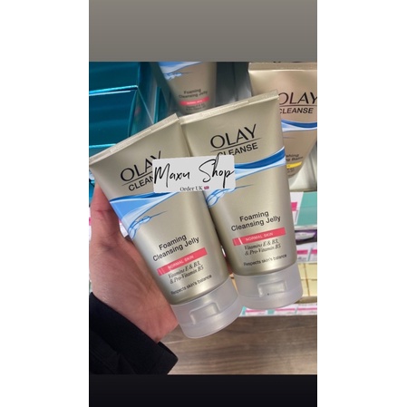 Sữa Rửa Mặt Làm Sạch Da  Cho Da Thường Olay Foaming Cleanser Jelly For Normal Skin 150ml