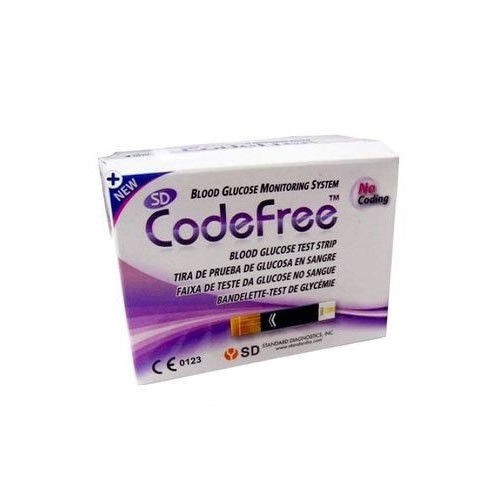 Que Thử Đường Huyết SD Code Free Hộp 50 que thử [Hàn Quốc]