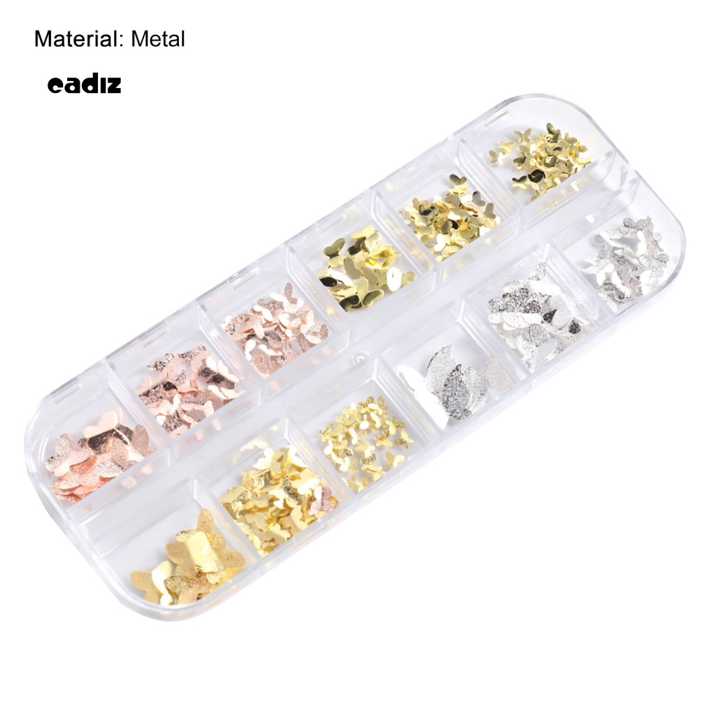 Bộ Móng Tay Giả Hình Bướm DIY Có Thể Tái Sử Dụng