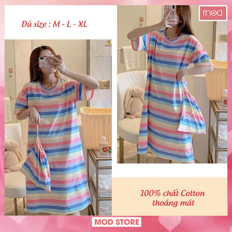 [𝐅𝐫𝐞𝐞𝐬𝐡𝐢𝐩 - 𝐇𝐚̀𝐧𝐠 𝐒𝐚̆̃𝐧] Váy Mặc Nhà Váy Ngủ Họa Tiết Đáng Yêu, Chất Cotton Mềm Mịn Diện Hè V6 | BigBuy360 - bigbuy360.vn