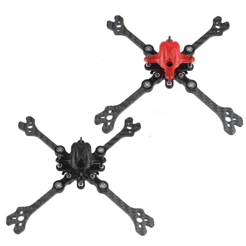 High Quality Keel135 Carbon Fiber Kit for FPV Racing Drone Kit 3Inch Blades Black