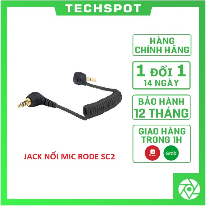 Dây cáp RODE SC2 nối máy ghi âm với máy ảnh DSLR hoặc máy quay phim | Chính Hãng