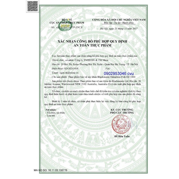 Dầu cá không mùi BLACKMORES Omega-3 Fish Oil 1000 | Thế Giới Skin Care