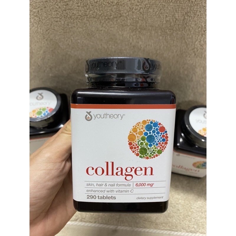 Viên uống Youtheory Collagen Advanced 290 viên.