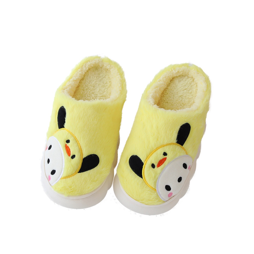 SANRIO Mới Dép Bông Đi Trong Nhà Chống Trượt Hình Cinnamoroll KT Kuromi Purin Melody Pachacco