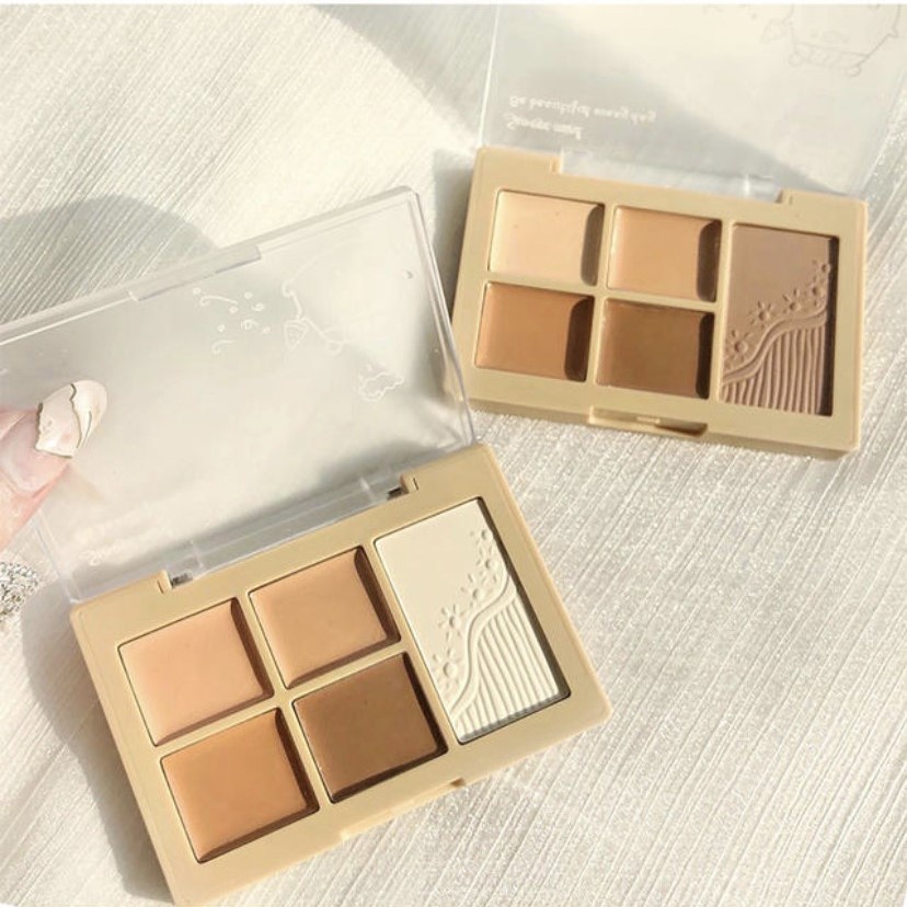 Bảng phấn bắt sáng kèm che khuyết điểm trang điểm tạo khối Sweet Mint Highlight Be Beauty Every Day SWMI17