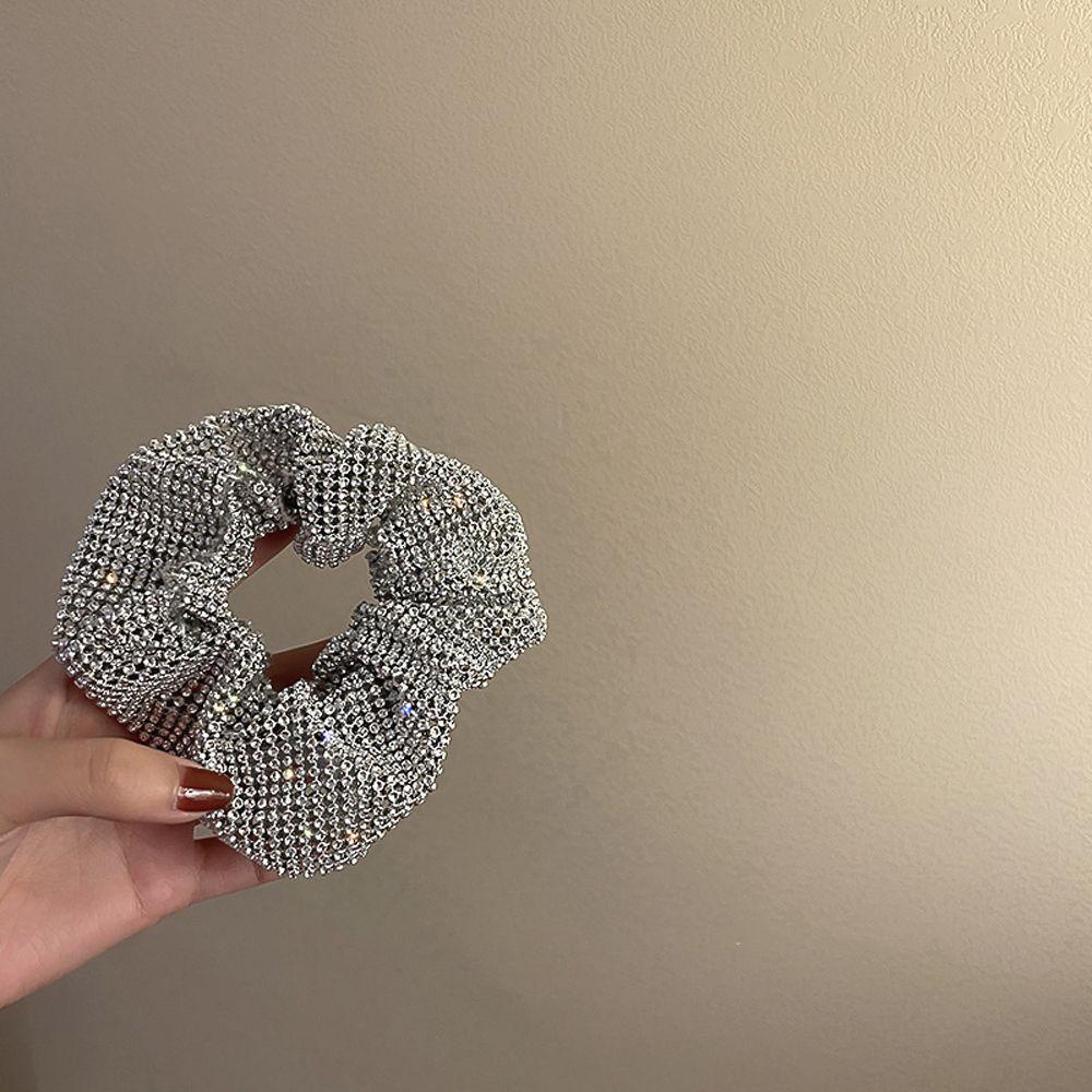 TWINKLE Dây Cột Tóc Scrunchies Co Giãn Phong Cách Hàn Quốc Ngọt Ngào Cho Nữ|Dây Cột Tóc Thiết Kế Xinh Xắn Hợp Thời Trang