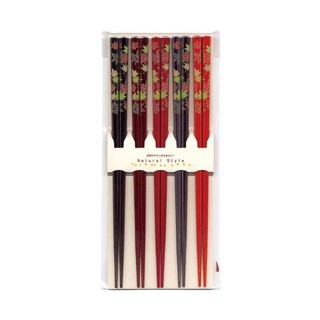 Set 5 đôi đũa mẫu lá phong (Made in Japan)
