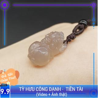 Mặt dây chuyền vòng cổ Tỳ hưu kích hoạt tài lộc, may mắn, bình an phù hợp Nam Nữ Mệnh Kim, Thủy (kèm dây)