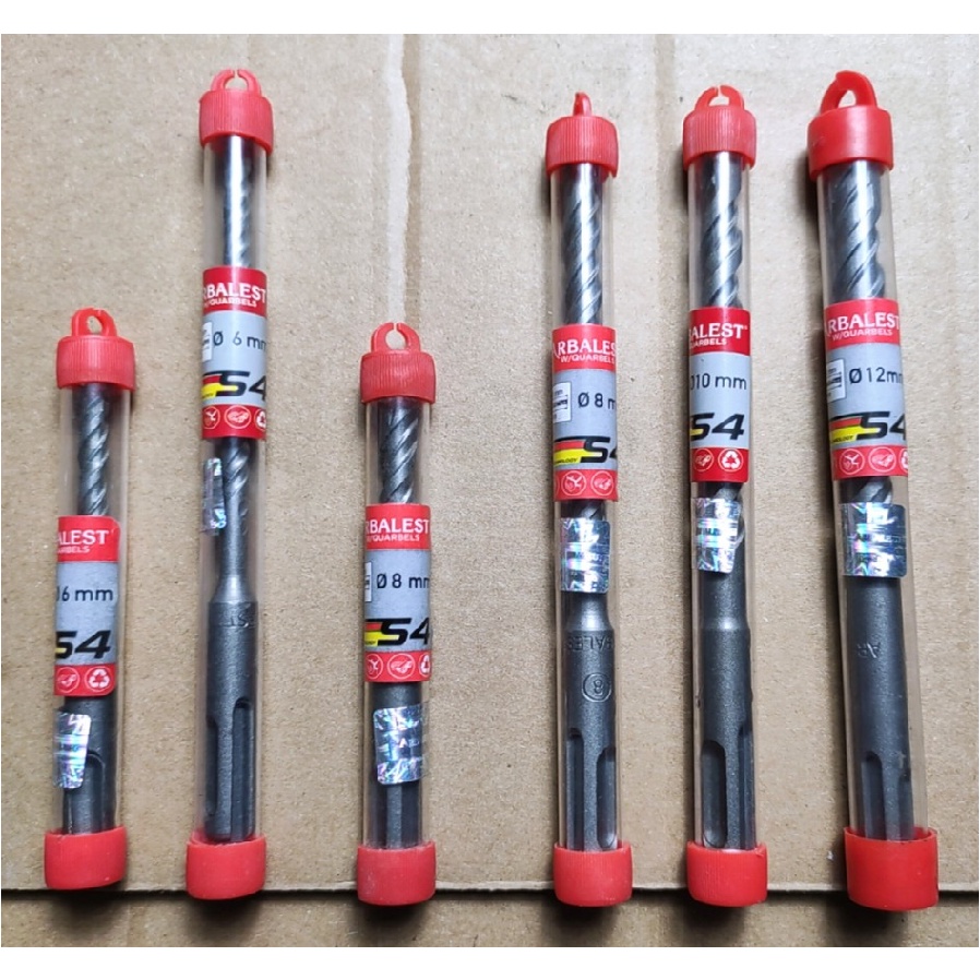 Mũi khoan bê tông 4 cạnh ARBALEST Ø 6 8 10 12 mm