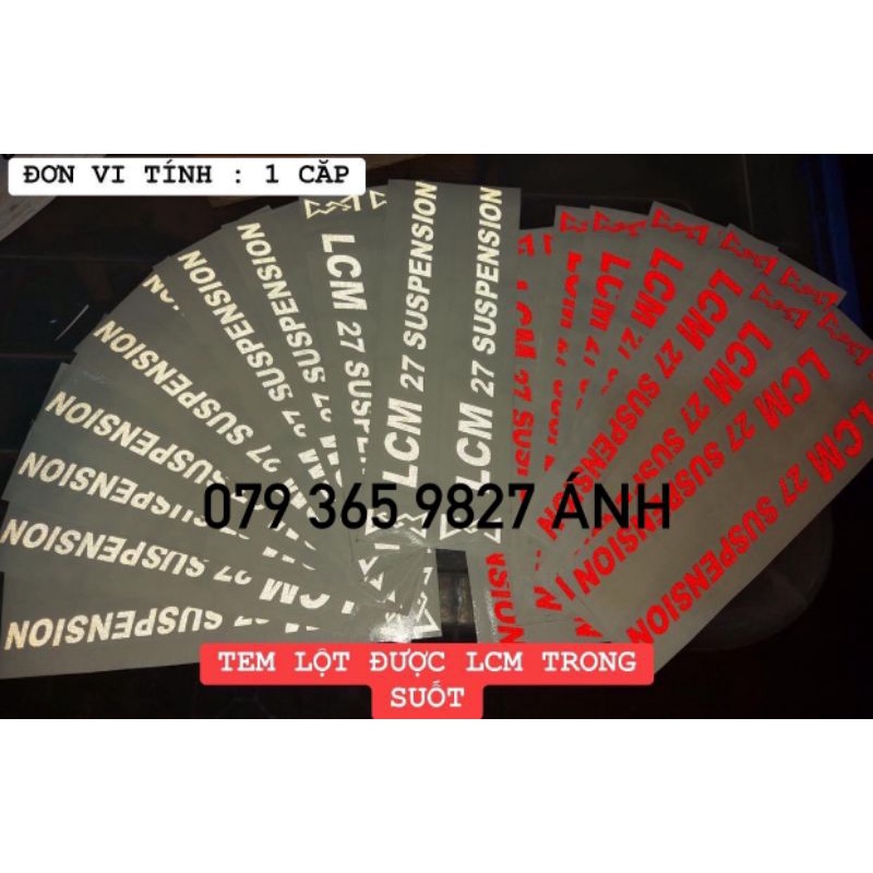 TEM LCM PHẢN QUANG LỘT ĐƯỢC