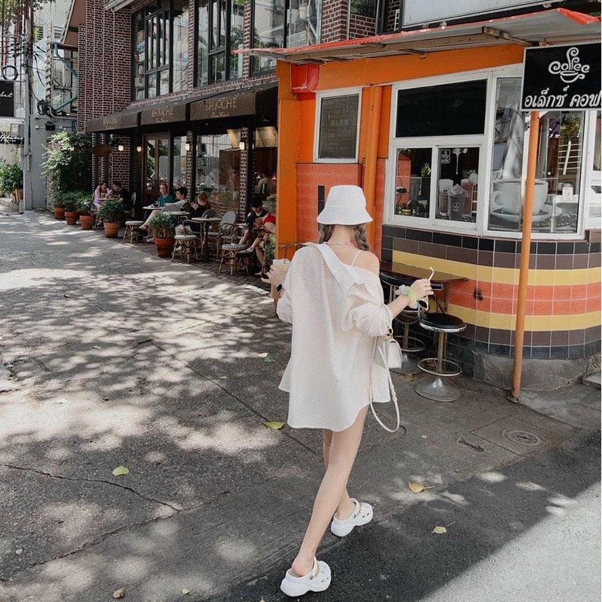 [HCM] Sét Bộ Đùi 3 Món Áo Dây Và Khoát Cao Cấp Thời Trang Nữ Sam Closet Free Size 40-55kg