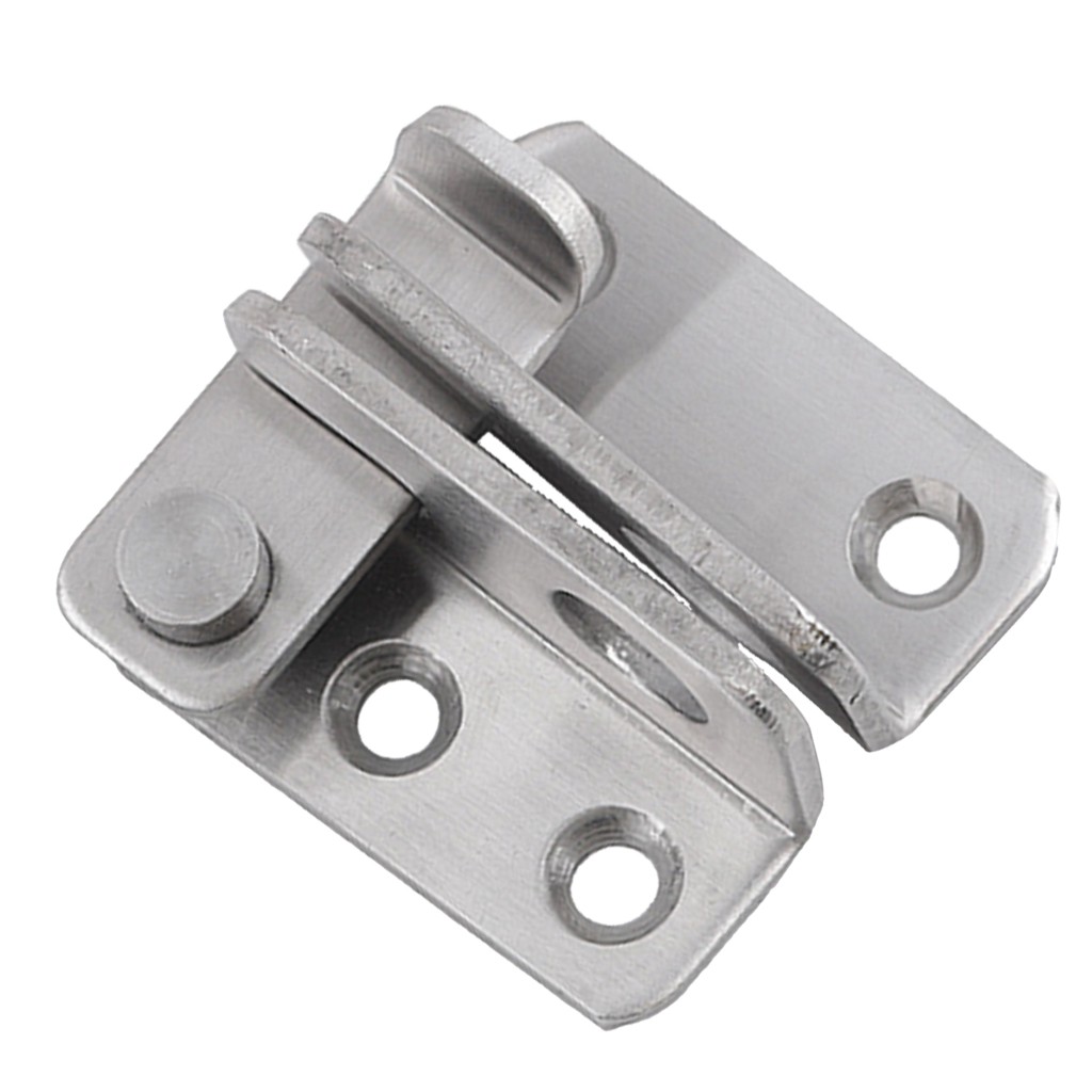 1 Bộ 2 Chốt Khóa Cửa Tủ Đa Năng Bằng Thép Không Gỉ