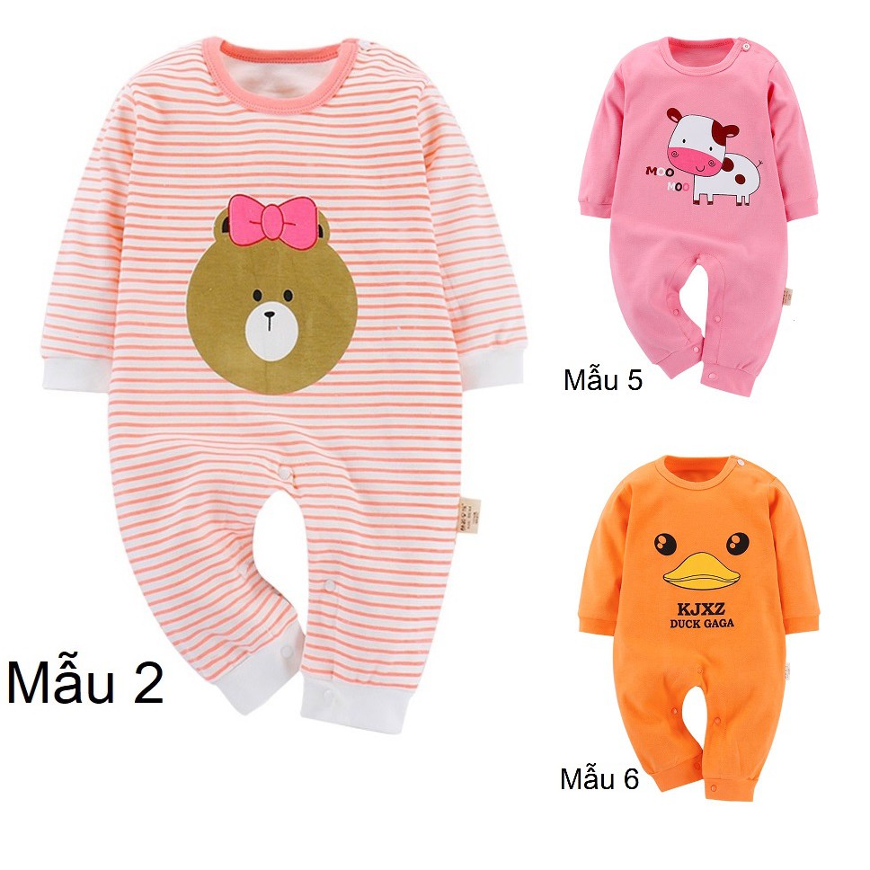 Bộ body trẻ em dài tay cotton 100% TQXK cao cấp size 73