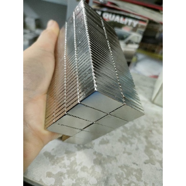 Nam châm viên 25x15x3mm siêu mạnh, nam châm hình chữ nhật dùng thí nghiệm, máy phát điện, giảng dạy