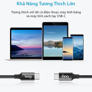 Cáp sạc TypeC Bagi PD-C100 100W