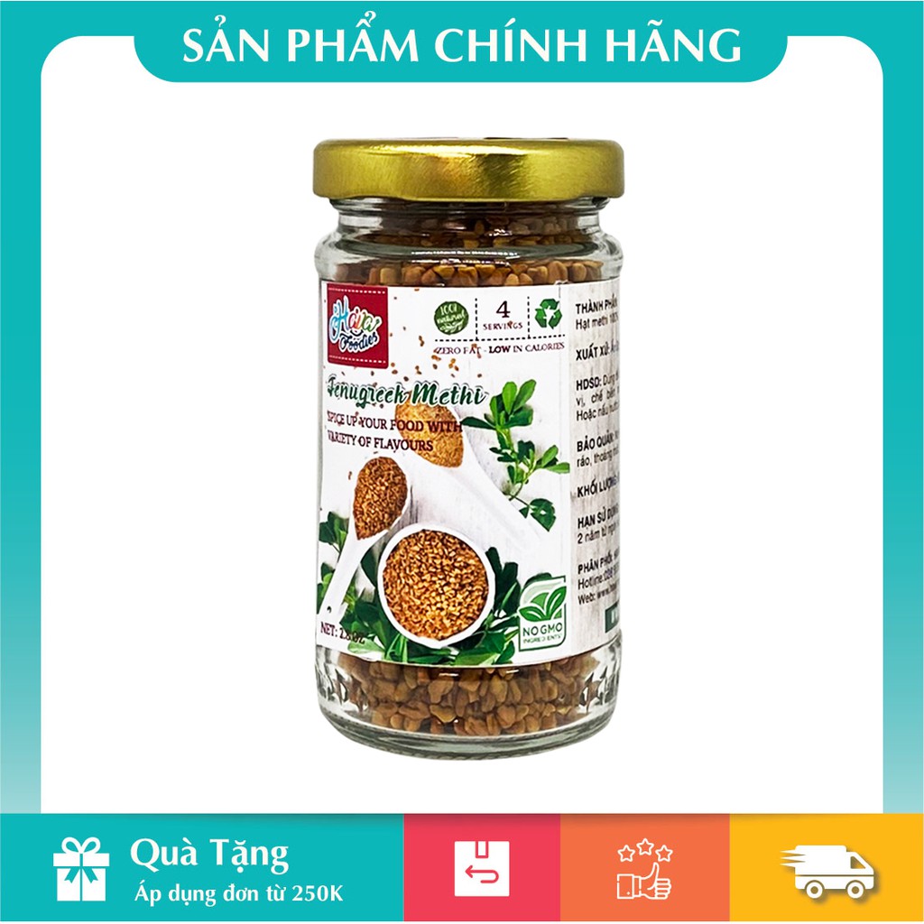 [HÀNG CHÍNH HÃNG] Hạt Methi – Fenugreek Methi Seeds