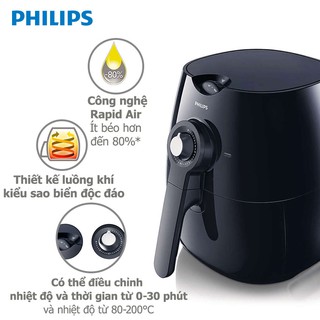 [PHILIPS] Nồi chiên không dầu Philips HD9220