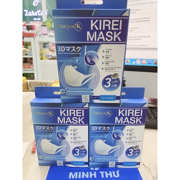 Khẩu trang 3D hộp 10 cái