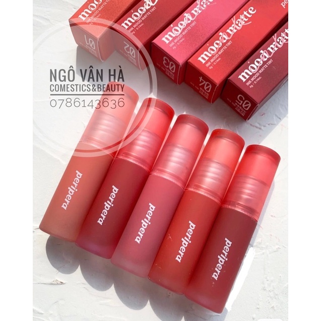 Son kem lì Peripera Ink Mood Matte Tint Hàn Quốc