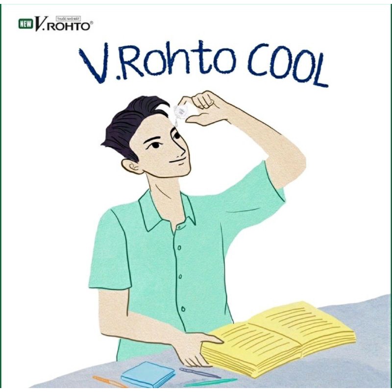 ✅ THUỐC NHỎ MẮT V.ROHTO COOL