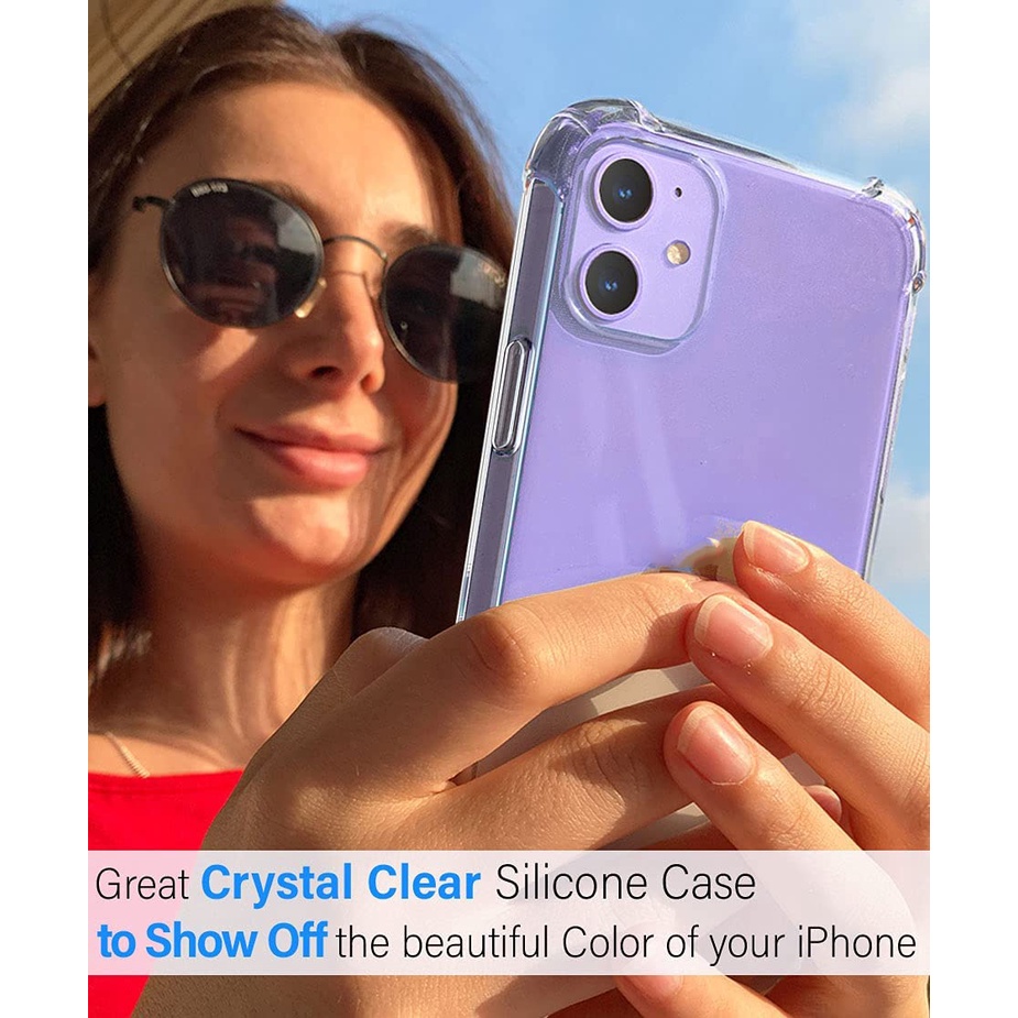 Chống Sốc Ốp Điện Thoại Trong Suốt Cho iphone 15 14 13 12 11 pro max xr xs max 6 7 8 plus se2 se3