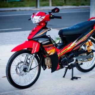 Tem xe sirius R đỏ đen