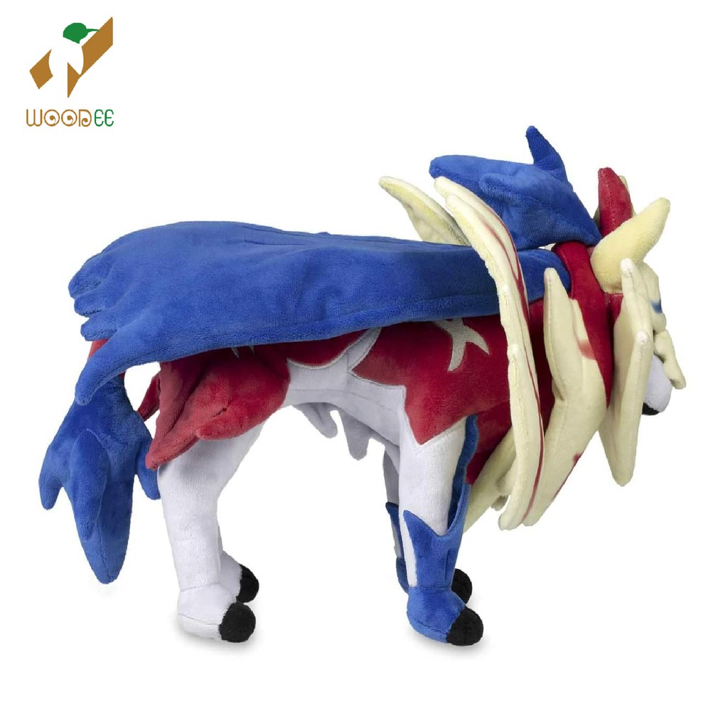 Gấu bông pokemon anime huyền thoại sư tử kiếm khiên Zancian and Zamazenta 40cm