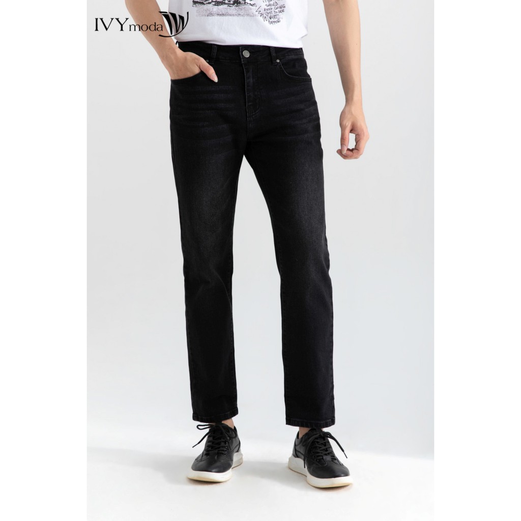 Quần jean nam màu đen IVY moda MS 25E2610 | BigBuy360 - bigbuy360.vn