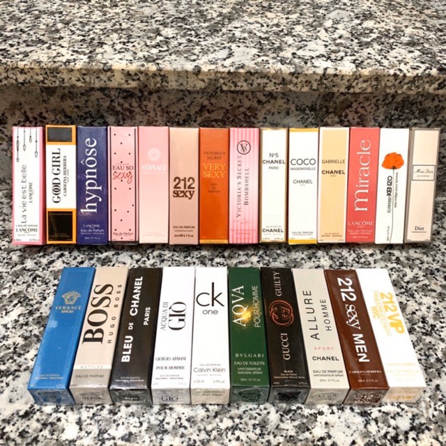 Combo 6 chai nước hoa 20ml