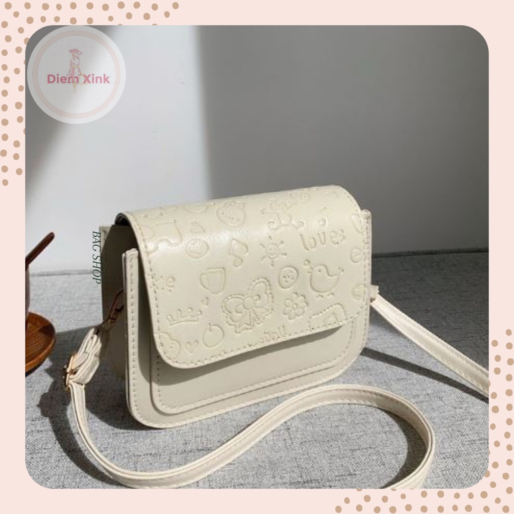 FREE SHIP EXTRA PLUS- Túi đeo chéo cao cấp có ngăn phụ đựng thẻ- Diem Store- T 26