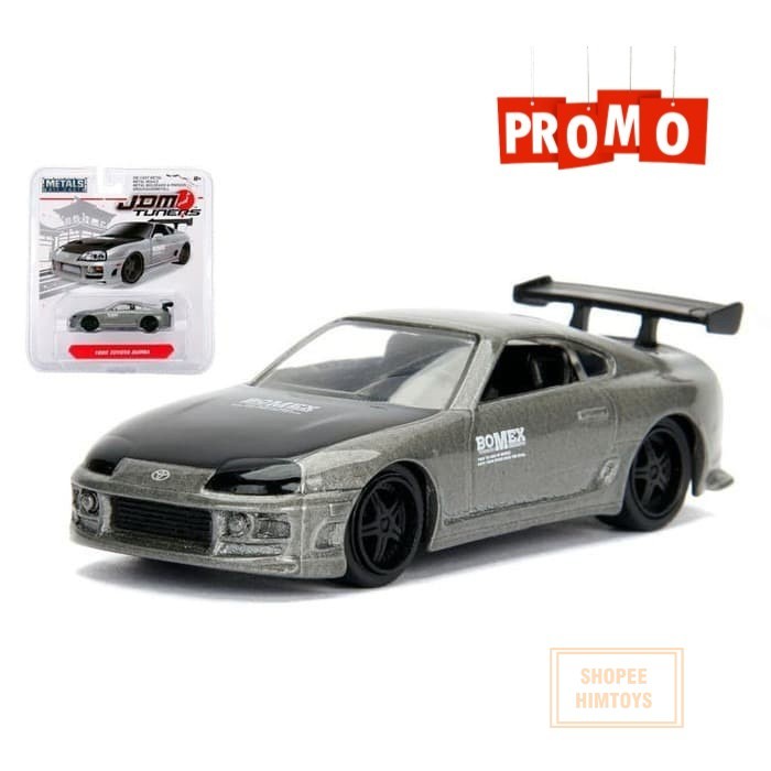 Jada Mô Hình Xe Hơi Toyota Supra Gray Bomex W.3 1995 Tỉ Lệ 1: 64-2021