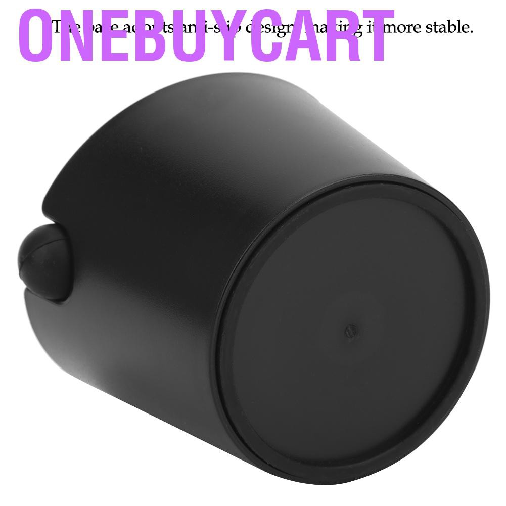 Onebuycart Coffee Knock Box Anti-Slip Slag Grounds Bucket with Rubber Bar Making Accessories