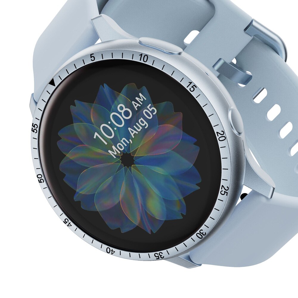 Ốp Khung Bảo Vệ Đồng Hồ Samsung Galaxy Watch Active 2 44mm 40mm Bezel Bằng Thép Không Gỉ