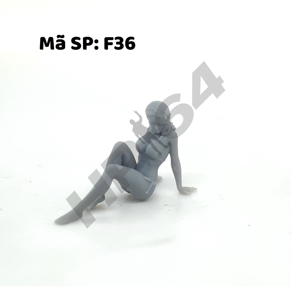 Mô hình nhân vật thô chưa sơn tỉ lệ 1/64 Female Casual