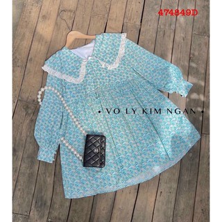 ĐẦM BABYDOLL HOA CỔ BÈO
