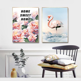 Bộ 2 tranh treo tường "Home sweet Home" 30*40cm