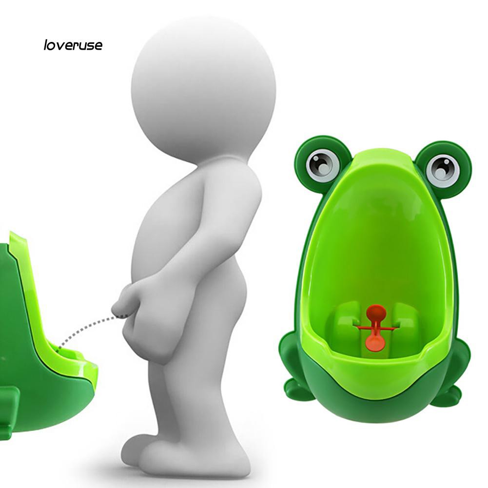 Bồn tiểu hình ếch có giác hút tập đi vệ sinh cho bé